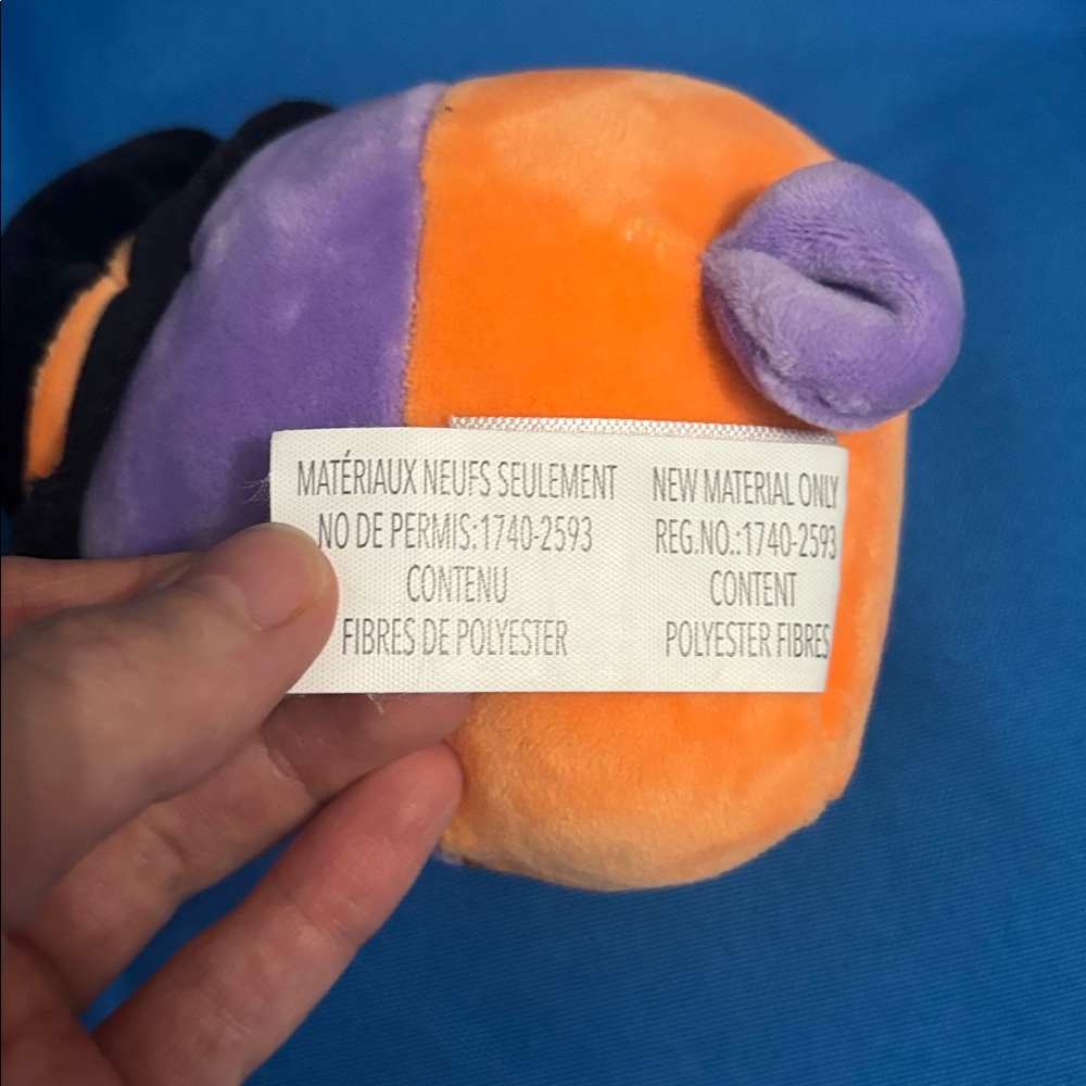 Original SquishMallows Owl In APumpkinWearingWitchHat Size5“Inch Halloween NWOTS - Picture 5 of 5
